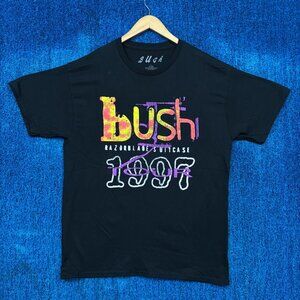 Bush “Razorblade Suitcase 1997” Grange Graphic T-Shirt Size Large